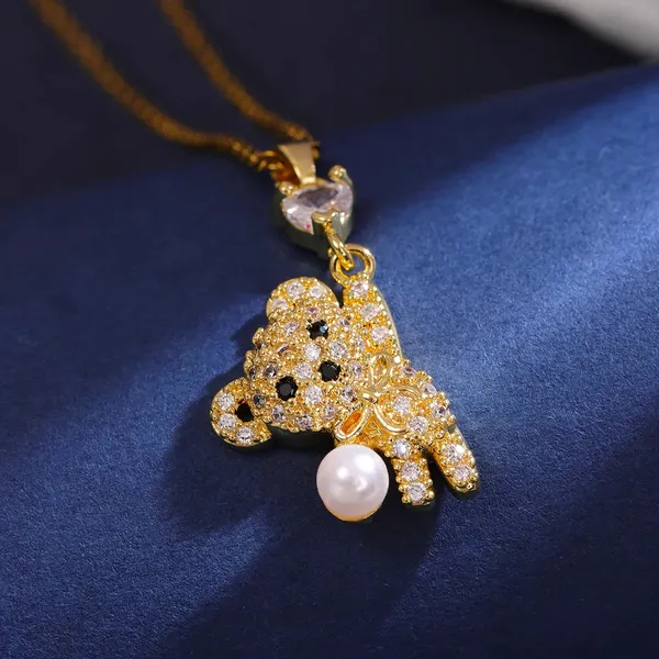 Gold_Ball_Bear_Pendants_For_Women